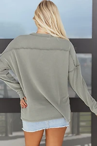 Threaded Pear Women's Juliette Sleeve Loose Top Long