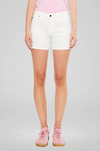 KanCan Women's Essentials Mid Rise Shorts Mina