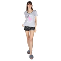 MeMoi Women's Aries Zodiac Sign PJ Short Set