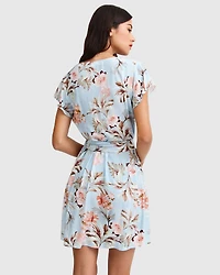 Belle & Bloom Womens I'm The Star Wrap Dress