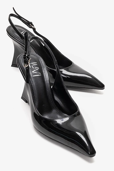 Prologue Shoes Womens Felon Slingback Wedge Pump