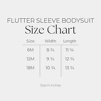 The Juniper Shop - Sweet Summer Time Cherries Coquette Baby Flutter Sleeve Bodysuit