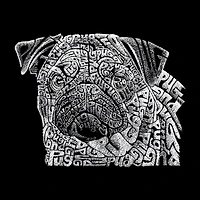 LA Pop Art Men's Word T-Shirt - Pug Face