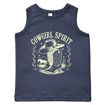 The Juniper Shop - Cowgirl Spirit Boots Toddler Graphic Tank
