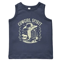 The Juniper Shop - Cowgirl Spirit Boots Toddler Graphic Tank