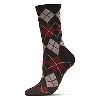 MeMoi Women's Soft Chevron Trio Cashmere Blend Crew Socks