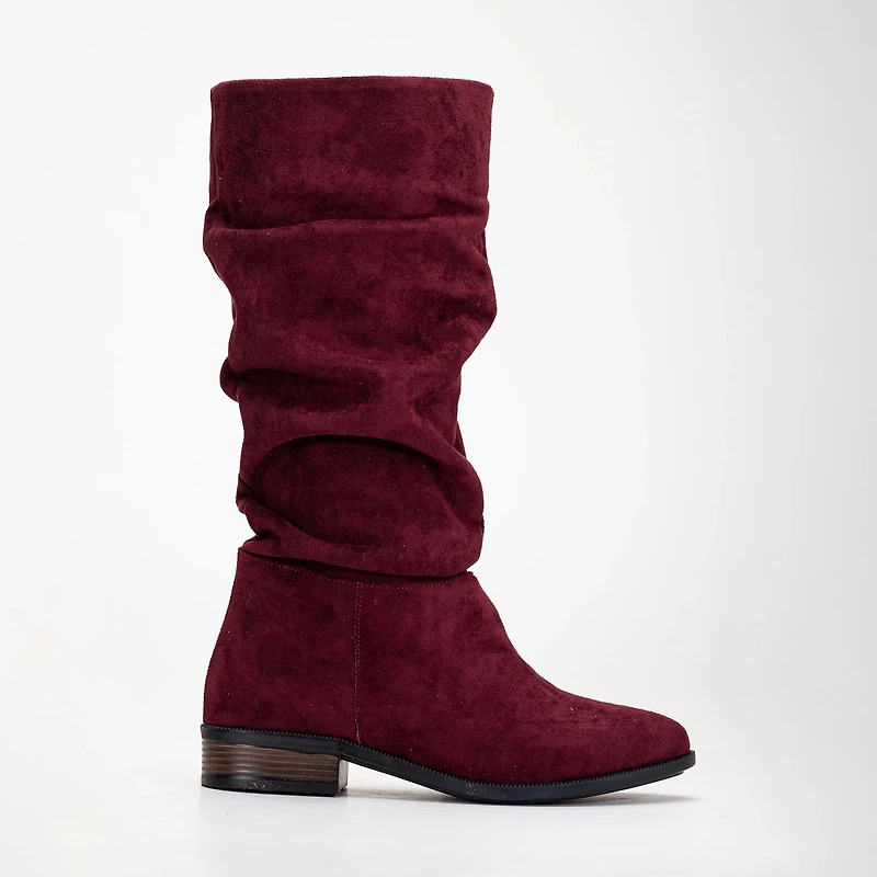 Forever & Always Womens Maribel Knee High Slouch Boots