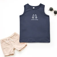 The Juniper Shop - A Little Crabby Outline Toddler Graphic Tank