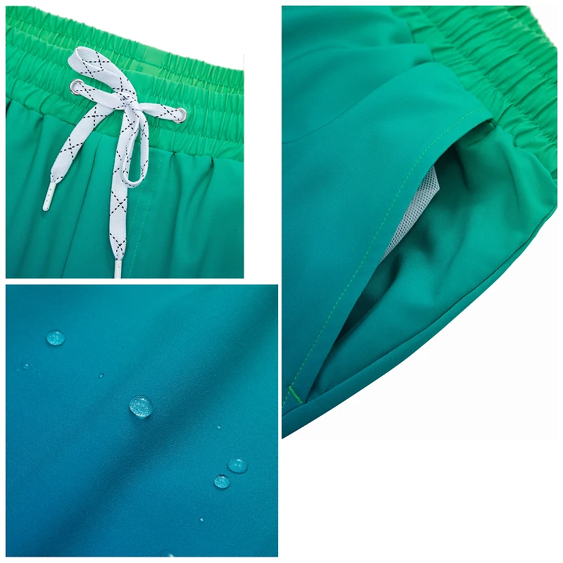 Rokka&Rolla Mens Compression Liner Quick-Dry Swim Trunks