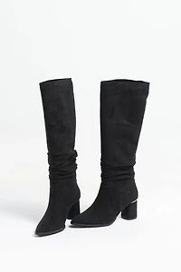 Prologue Shoes Womens Vianella Block Heel Knee High Boot
