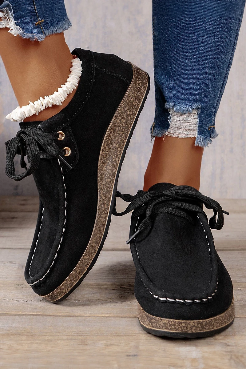 Threaded Pear Women's Quinn Cut Out Suede Ankle Boots