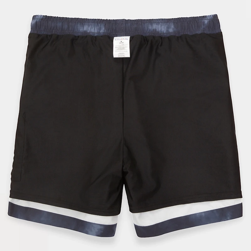 Rokka&Rolla Mens 7" Quick-Dry Swim Trunks with Compression Liner