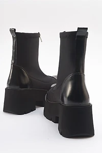 Prologue Shoes Womens Bray Patent Chunky Boot