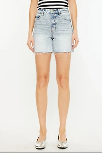 KanCan Women's Essentials 90's High Rise Shorts Lina