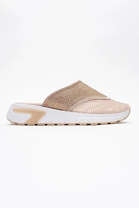 Prologue Shoes Womens GLEA Mesh Rhinestone Mules