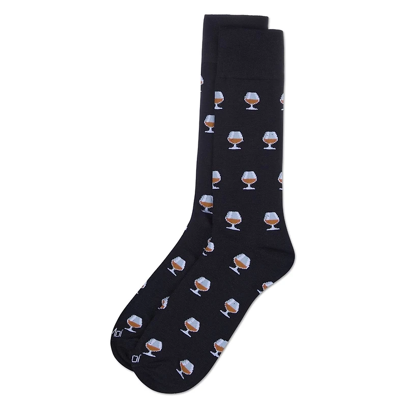 MeMoi Men's Brandy Rayon From Bamboo Crew Socks