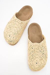 Prologue Shoes Womens LOOP Woven Slide Sandal