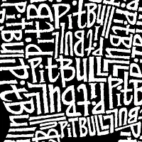 LA Pop Art Men's Word T-Shirt - Pitbull