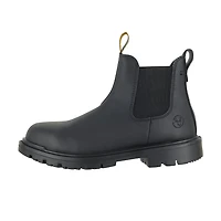 Berrendo Mens 6" Pull-On Steel Toe Work Boots, EH Rated, Oil-Slip Resistant