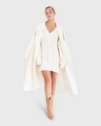 Belle & Bloom Womens Still The One Chunky Oversize Knit