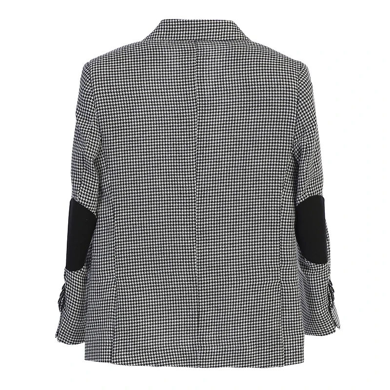 Gioberti Boy's Houndstooth Fully Lined Blazer Jacket