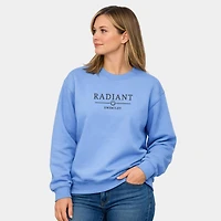 Simply Sage Market - S.W.Smiley Embroidered Radiant Smiley Outline  Women's Graphic Sweatshirt