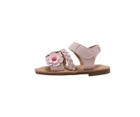bebe Toddler Girl's Daisy Flower Sandals with Braided Strap Detail