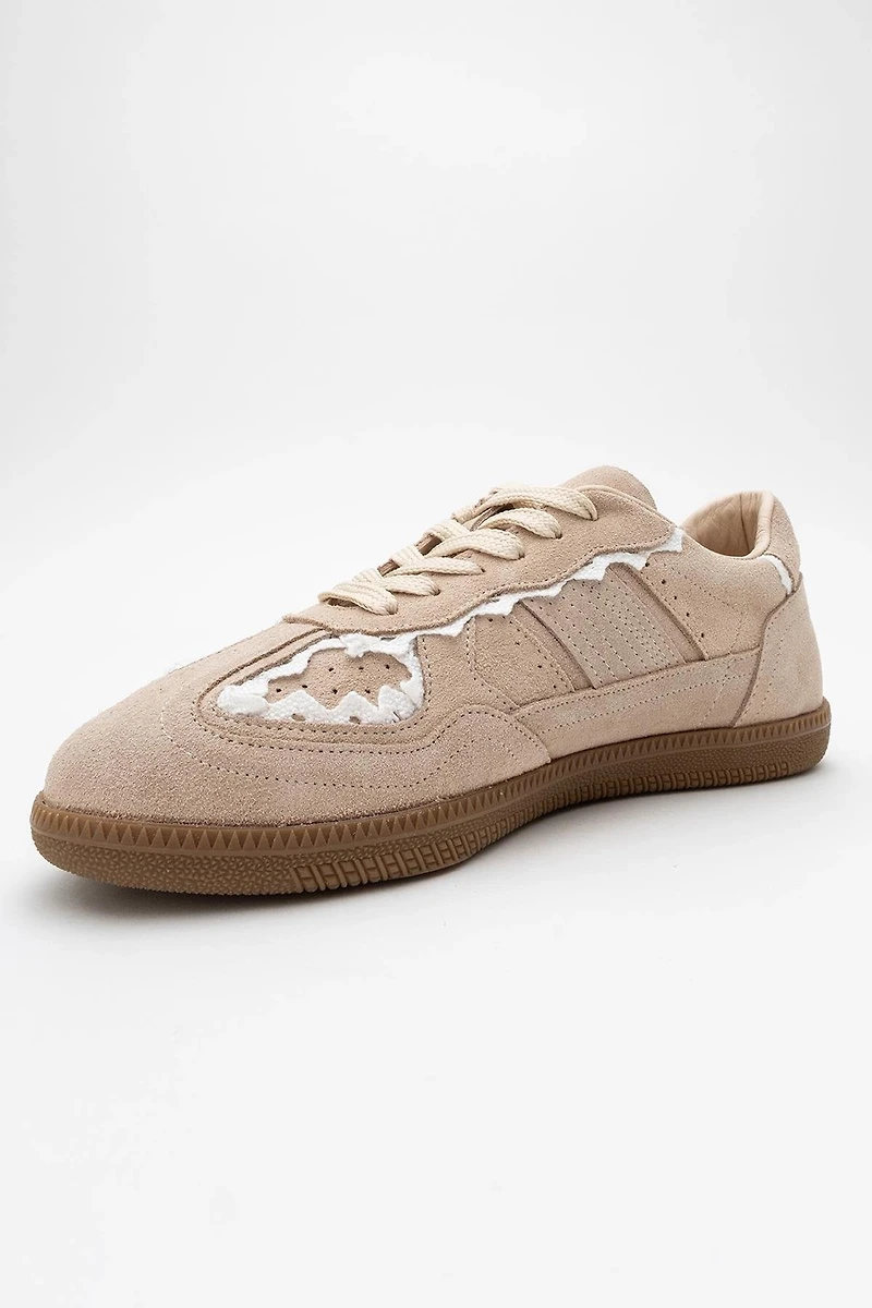 Forever & Always Womens Shiva Suede Leather Sneakers