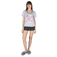 MeMoi Women's Virgo Zodiac Sign PJ Short Set