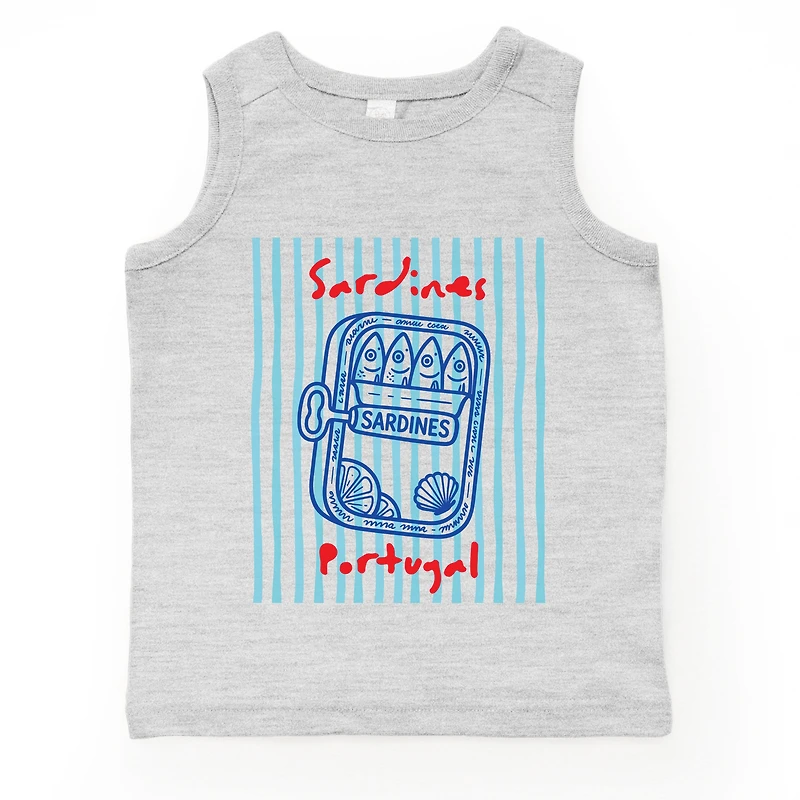 The Juniper Shop - Sardines Portugal Stripes Youth Tank Top