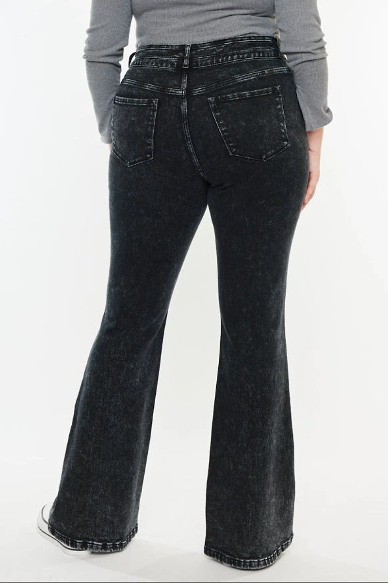 KanCan Women's Plus Ultra High Rise Flare Jeans Amirah