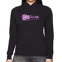 LA Pop Art Shake it Off - Women's Word Hooded Sweatshirt