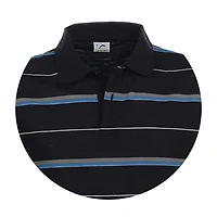 Gioberti Men's Multiple Stripe Polo Shirt