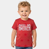 The Juniper Shop - Made America Rounded Toddler Short Sleeve Star Tee