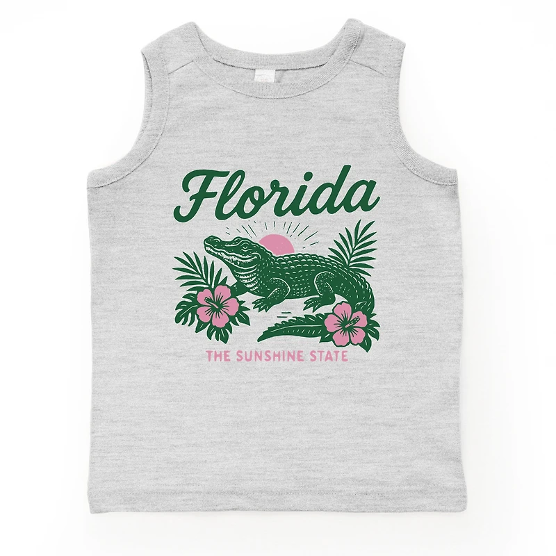 The Juniper Shop - Youth Tank Top Florida Alligator