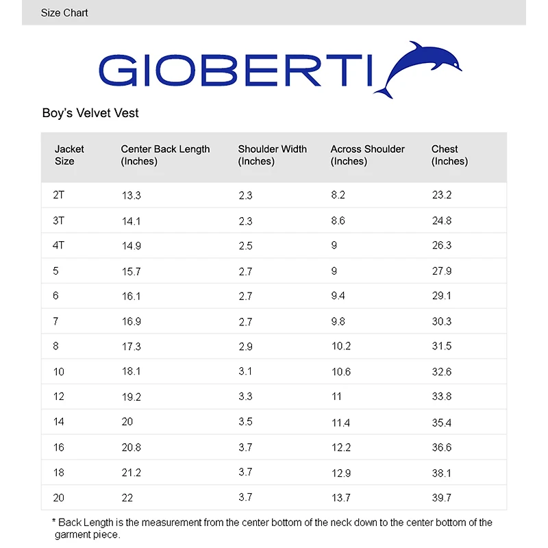 Gioberti Boy's Velvet Formal Suit Vest