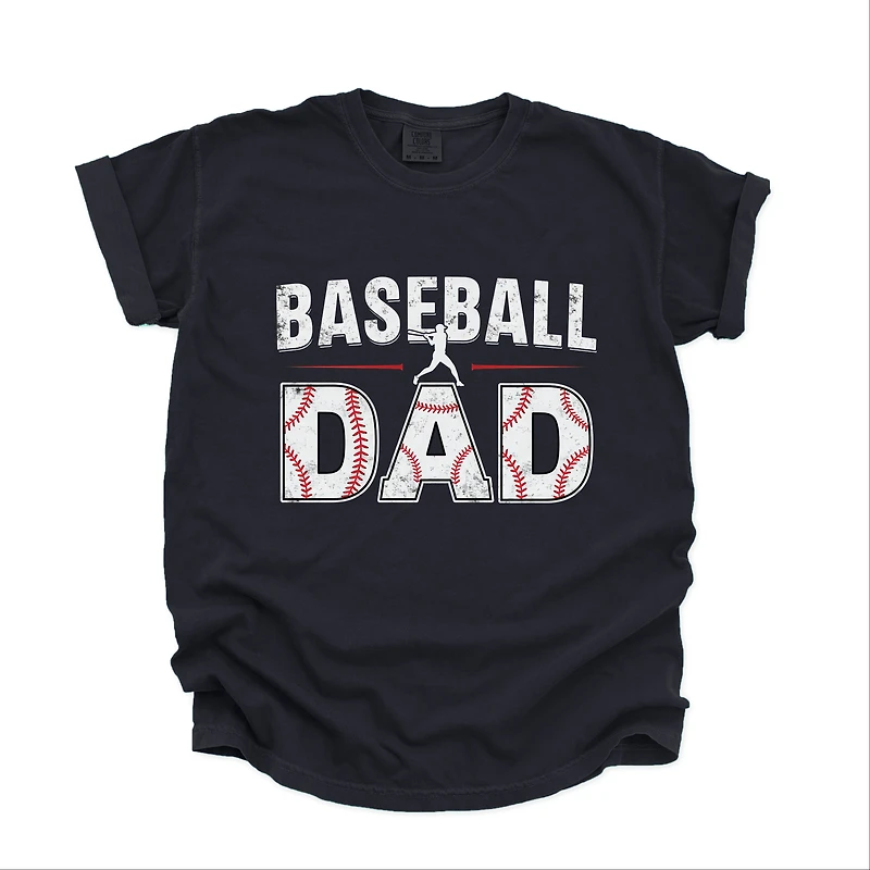Simply Sage Market - Baseball Dad Bold Men's Garment Dyed Graphic T-Shirt