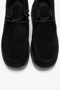 Forever & Always Womens Melia Leather Platform Boot
