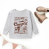 The Juniper Shop - Cowgirl Sketched Icons Youth Graphic Sweatshirt