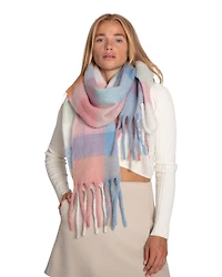Belle & Bloom Womens Vail Checkered Scarf