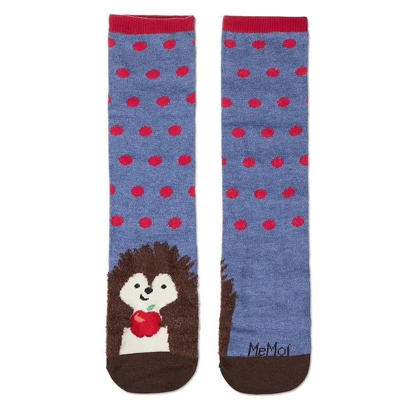 MeMoi Women's Foot Pet Porcupine  Crew Socks