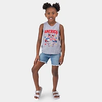 The Juniper Shop - America Flamingos Star Youth Tank Top