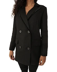 Belle & Bloom Womens Because Of You Trimmed Blazer