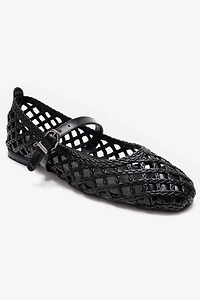 Prologue Shoes Womens Doux Woven Ballet Flat