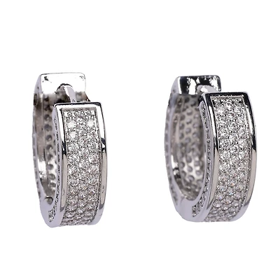 AGP PARIS Womens Beautiful Fusion Hoop Earrings