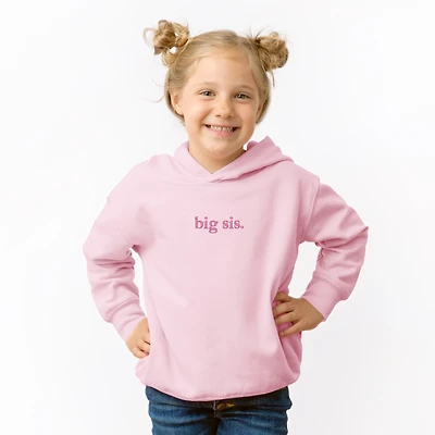 The Juniper Shop - Embroidered Big Sis Typewriter Toddler Hoodie