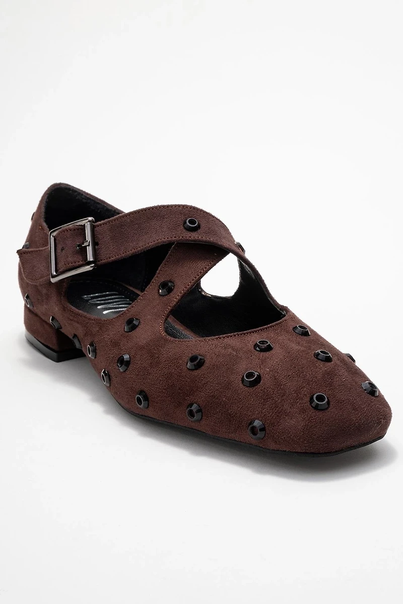 Prologue Shoes Womens Addison Cross Strap Mary Jane
