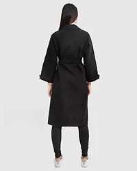 Belle & Bloom Womens Stay Wild Oversized Wool Coat