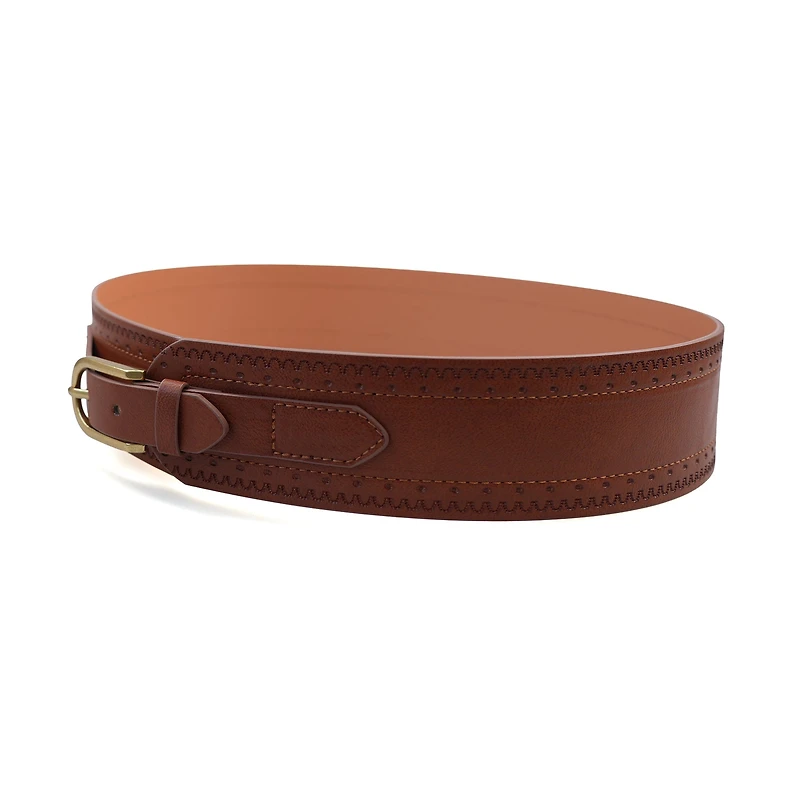 AGP PARIS Dark Brown Women's Belt
