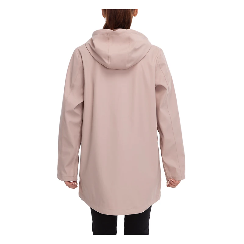Rokka&Rolla Womens Waterproof Rubberized Rain Jacket